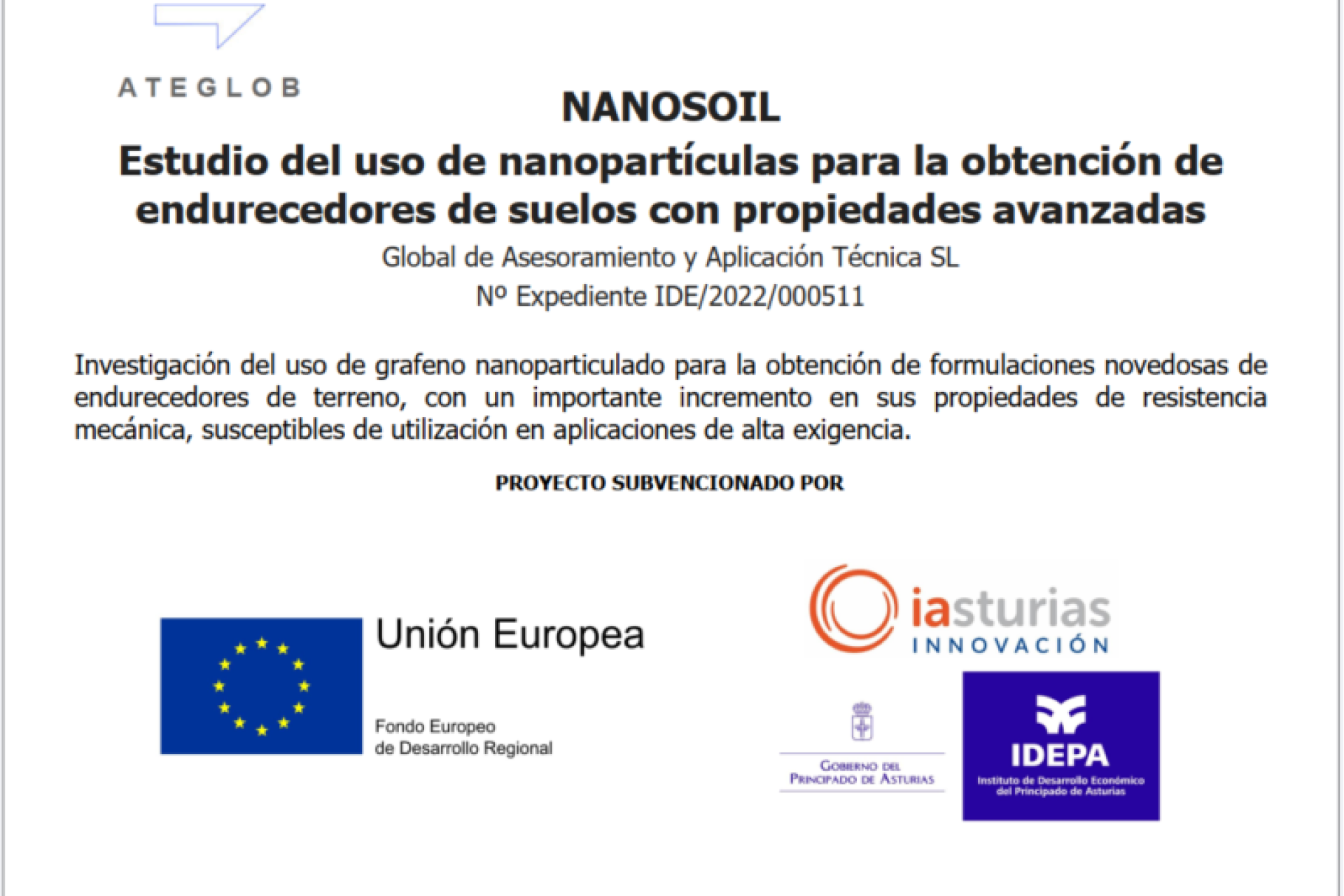 Nuevos proyectos I+D de ATEGLOB